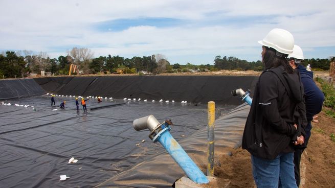 La planta depuradora en Villa Gesell.