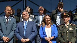 Martín Llaryora y la vicegobernadora de Córdoba, Myrian Prunotto. Martín Llaryora y la vicegobernadora de Córdoba, Myrian Prunotto.