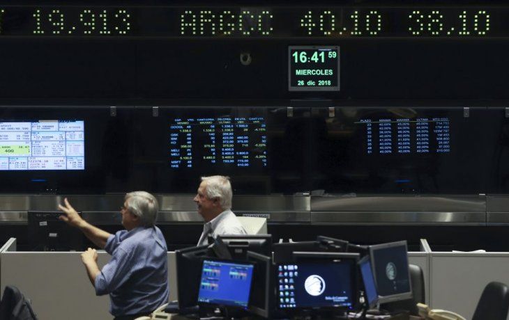 el merval cerro su peor ano en una decada con una suba del 2,6% 