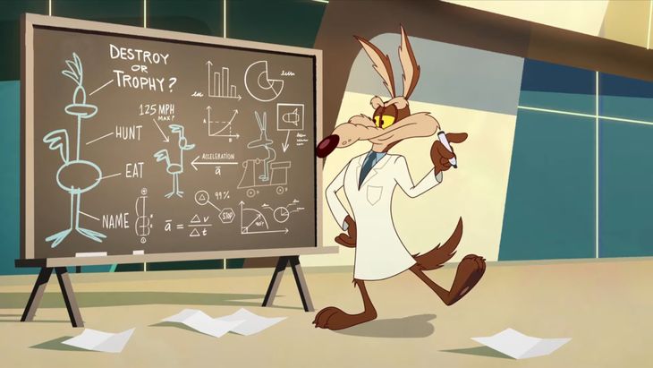 Wile E. Coyote planificando como atrapar al “Correcaminos”. Wile E. Coyote planificando como atrapar al “Correcaminos”.