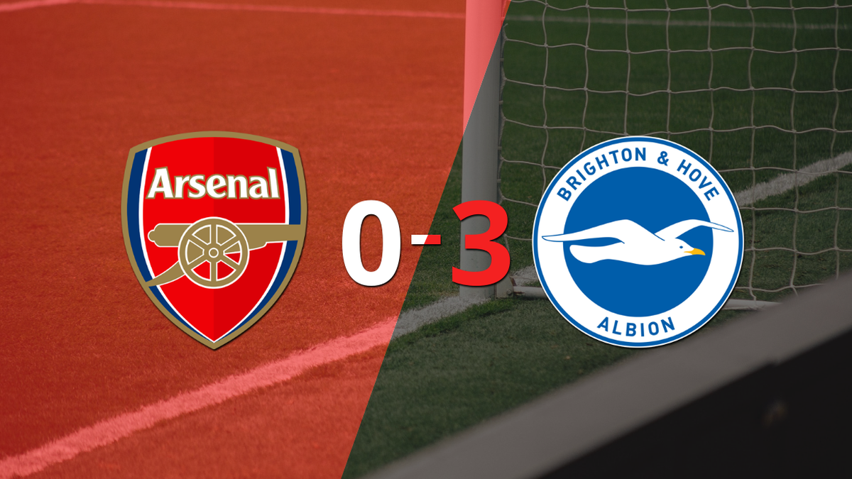 Without trouble, Brighton and Hove beat Arsenal away