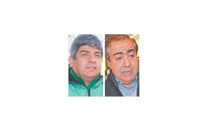 Pablo Moyano y Héctor Daer