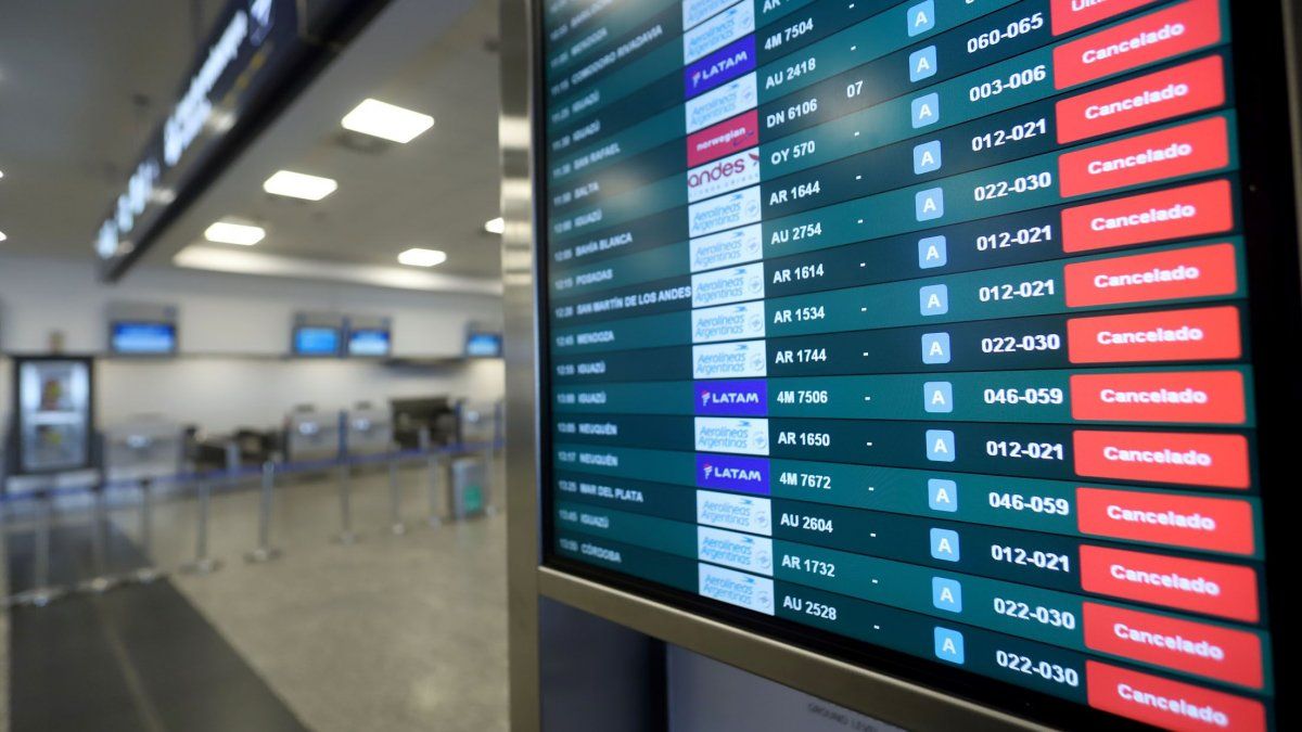 Aeronáuticos ratificaron el paro de 24 horas: cuándo será y a qué vuelos  afecta