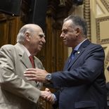 Yamandú Orsi y Julio María Sanguinetti participarán del homenaje en Buenos Aires. Yamandú Orsi y Julio María Sanguinetti participarán del homenaje en Buenos Aires.