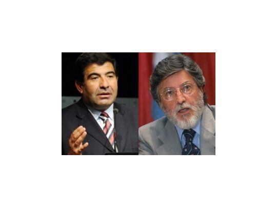 Ricardo Echegaray y Alberto Abad.
