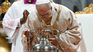 León XIV encabezó su primera misa crismal del Jueves Santo como papa.