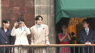 BTS en el Palacio Naconal el pasado miércoles. BTS en el Palacio Naconal el pasado miércoles.