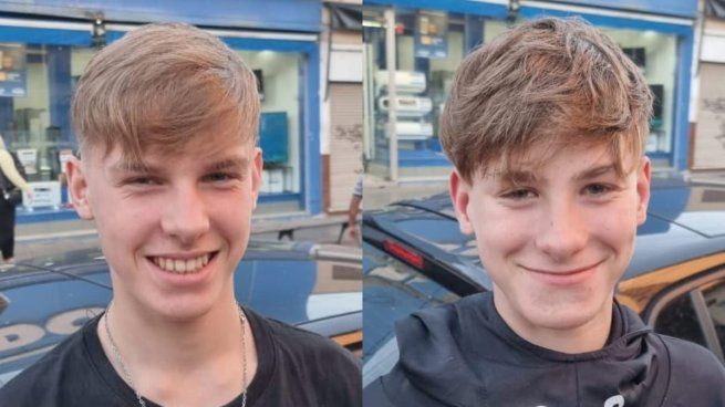 De izquierda a derecha: Facundo tiene 13 y Santiago 15.