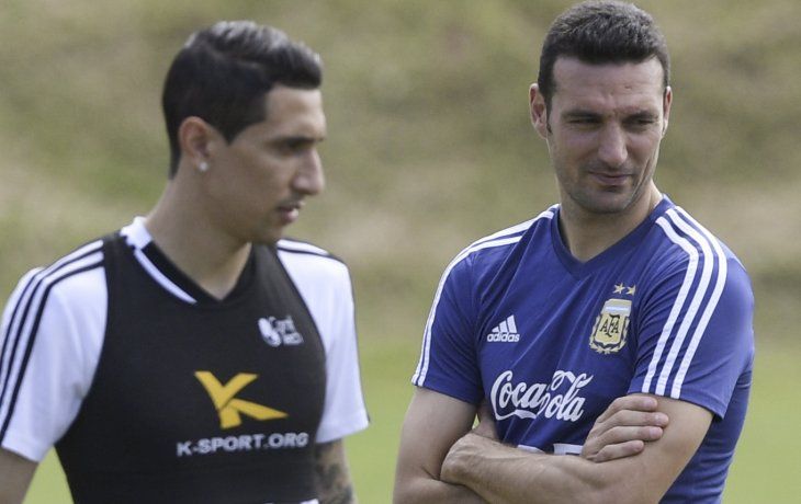 Scaloni piensa modificaciones para el partido con Paraguay.