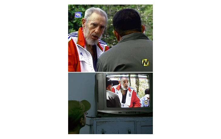 Son las primeras imágenes que se vieron en la isla de Fidel Castro.