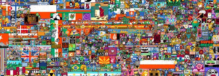 Reddit Pone A Todo Internet A Colaborar En Place, Su Mural De Arte ...