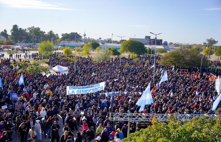 En La Rioja, la convocatoria se realizó en el Parque de las Juventudes.