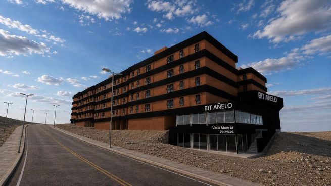 Render del desarrollo BIT Añelo, emplazado en la estepa neuquina, sobre el casco urbano de Añelo.&nbsp;