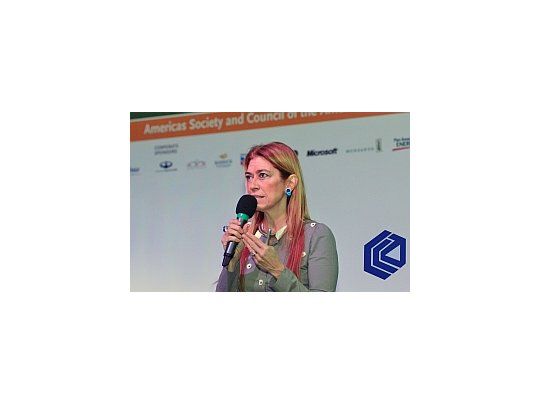 La ministra de Industria, Débora Giorgi, instó a empresarios estadounidenses a invertir en el país.