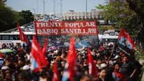 Protesta contra la suba de precios.&nbsp;