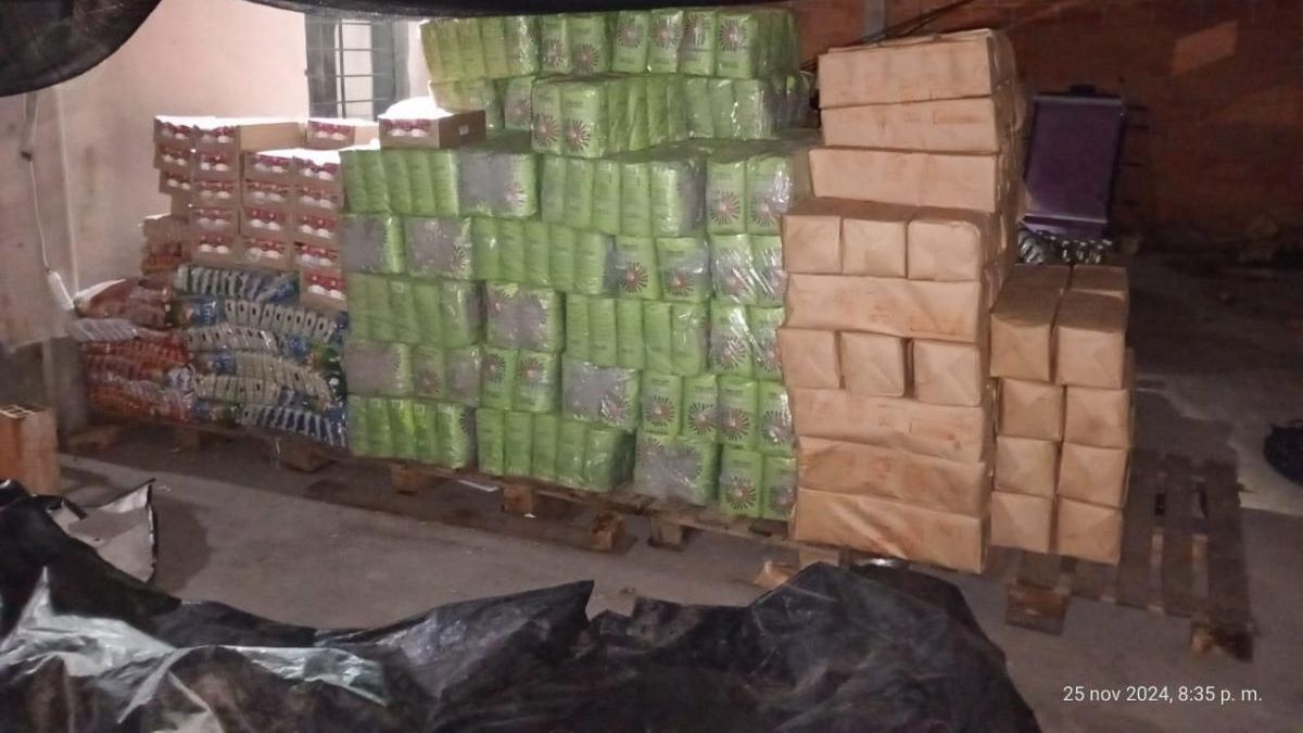Scandal in Tucumán: they found hundreds of kilos of social aid merchandise in a house