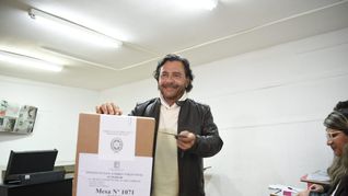 El gobernador Gustavo Sáenz.