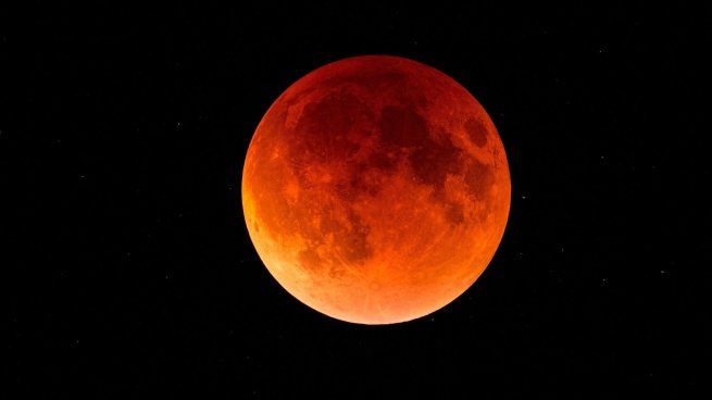 La Luna de Sangre es un eclipse lunar total.