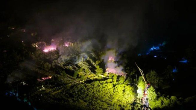 El episodio ocurrió el lunes por la tarde y generó una amplia movilización de equipos de emergencia.