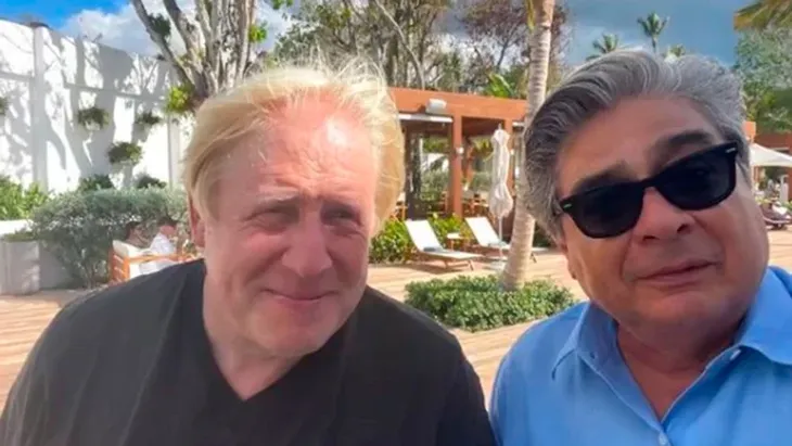 Boris Johnson, de vacaciones en Punta Cana.