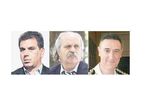 Cristian Ritondo, Alejandro Granados y Pablo Bressi