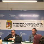 Máximo Rodríguez y Gustavo Arrieta, interventores del PJ de Misiones. Máximo Rodríguez y Gustavo Arrieta, interventores del PJ de Misiones.