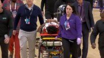 La tremenda caída en la NBA que asustó a todos: el jugador fue hospitalizado con una fractura