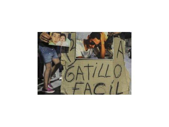 Familiares denuncian gatillo fácil