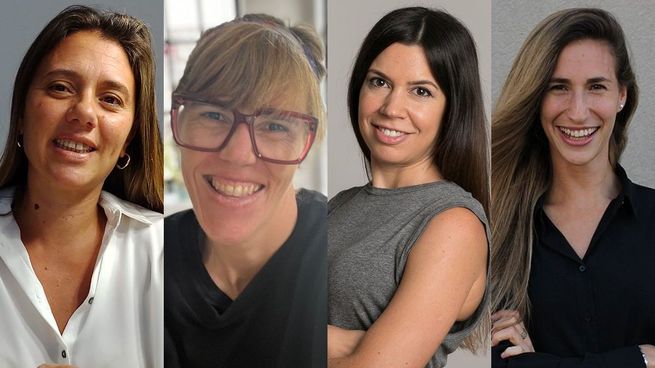 Anahí Ardaiz (avenida+), María José Donohoe (Somos Chili), Ilanit Kejsefman (Solucionet) y Virginia Folgueiro (Menta)