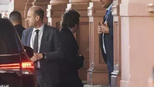 Javier Milei llegando a Casa Rosada. (Foto de archivo) Javier Milei llegando a Casa Rosada. (Foto de archivo)