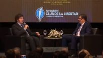 Javier Milei participó del acto de la Fundación Club de la Libertad en Corrientes, donde disparó contra Ricardo López Murphy.&nbsp;