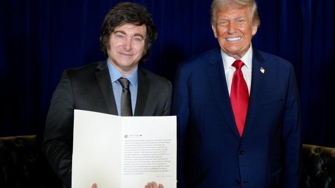 Milei y Trump tuvieron una reunión emocionante hoy en Nueva York.