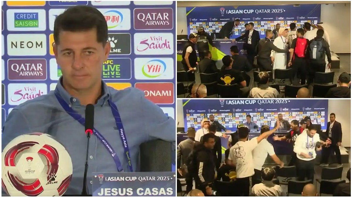 Journalists from Iraq wanted to attack the coach of the national team for the elimination of the Asia Cup