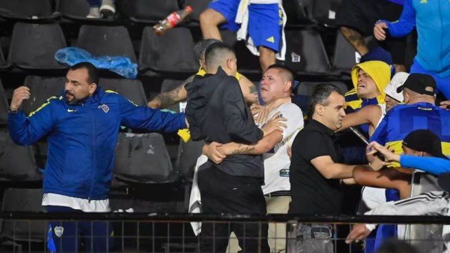 Juan Romás Riquelme intervino en la tribuna de Boca