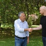 Alfredo Cornejo y Esteban Allasino sellaron el acuerdo del regreso del PRO a la alianza oficialista Cambia Mendoza. Alfredo Cornejo y Esteban Allasino sellaron el acuerdo del regreso del PRO a la alianza oficialista Cambia Mendoza.