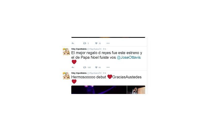El mensaje de Xipolitakis en Twitter.
