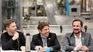 Augusto Costa, Axel Kicillof y Ariel Sujarchuk, durante el lanzamiento del nuevo organismo.