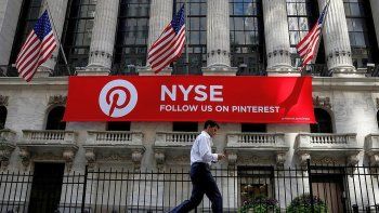 wall street cerro en alza y la red social pinterest trepo 28% en su debut