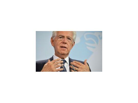 Mario Monti, mandatario de Italia.