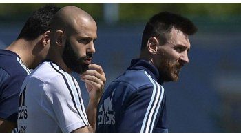 Messi y Mascherano, en la Selección.