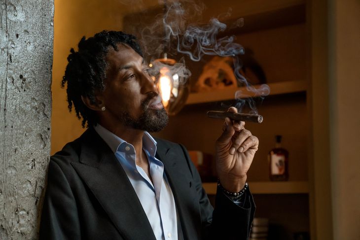 Scottie Pippen a basketball legend who played for Chicago Bulls and uses his popularity for his economy