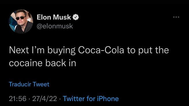Elon Musk-Twitter-Coca Cola