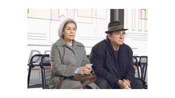 Elmar Wepper y Hannelore Eisner, los notables protagonistas de «Las flores del cerezo», film de madurez de la alemana Doris Dorrie que busca congeniar dos estilos narrativos y estéticos muy diferentes.