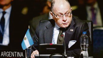 Participación. Jorge Faurie aseguró que no hubo nunca una presión por parte de EE.UU. para frenar la ampliación de la sociedad con China.