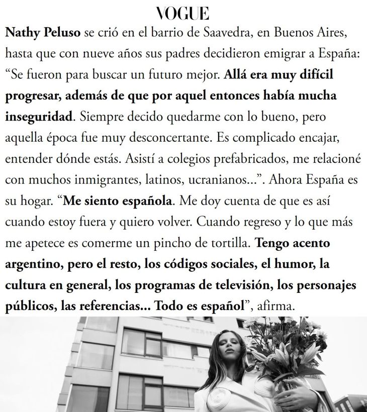 Nathy Peluso gave her opinion on Argentina and criticism rained down on her: “It’s very difficult to progress there”