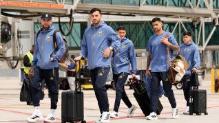 La Selección argentina está en Nueva York donde disputará la final del Mundial el próximo domingo.