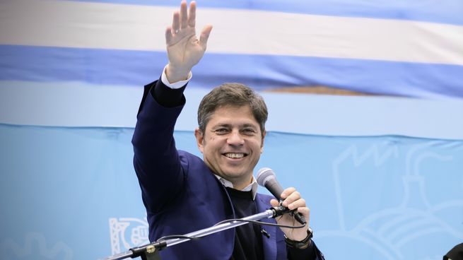 Axel Kicillof comenzó la campaña electoral. 