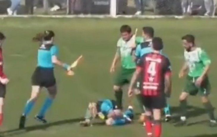 recupero la libertad el futbolista que agredio a una arbitra en la liga de tres arroyos