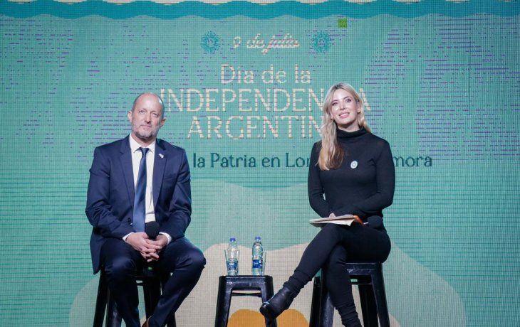 Martín Insaurralde encabezó la Peña de la Patria de Lomas