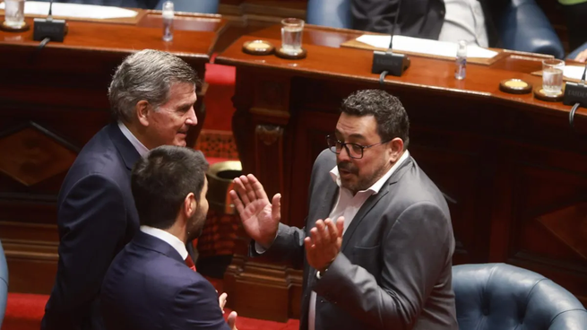 Pedro Bordaberry, Andrés Ojeda y Alejandro Sánchez.